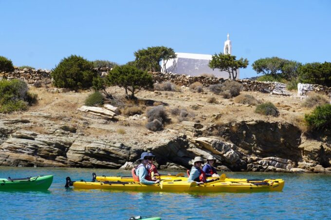 Naxos: Rina Cave Sea Kayak Tour With Snorkeling and Picnic - Safety Equipment and Liability Coverage