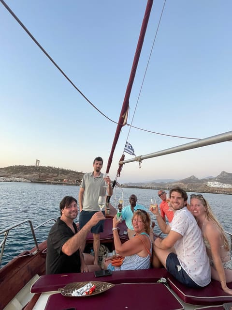 Naxos: Sunset Cruise With Wine and Snacks - Included Features