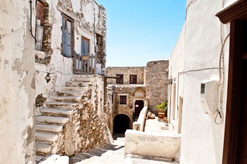Naxos Town: Sunset Mythology Tour With Wine - Experience Highlights