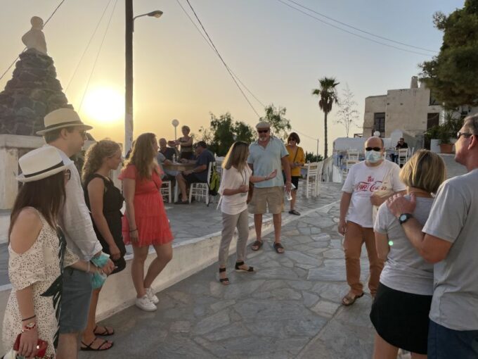 Naxos Town: Sunset Mythology Tour With Wine - Mythology Storytelling