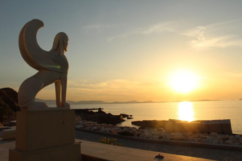 Naxos Town: Sunset Mythology Tour With Wine - Discovering the Venetian Castle District