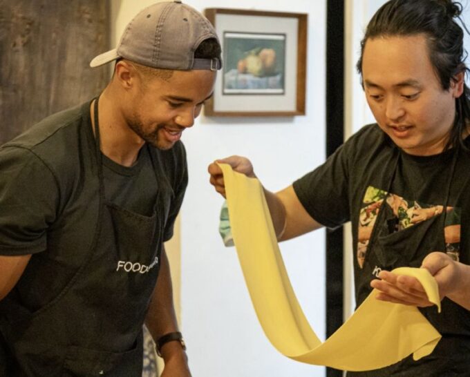 Neighborhood Shopping & Homemade Pasta ! - Cultural Immersion