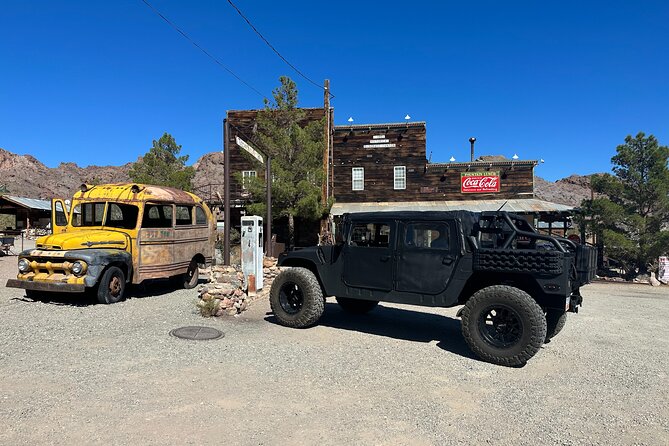 Nelson Ghost Town & Techatticup Mine - Self Guided Military Hummer H1 Tour - Key Points