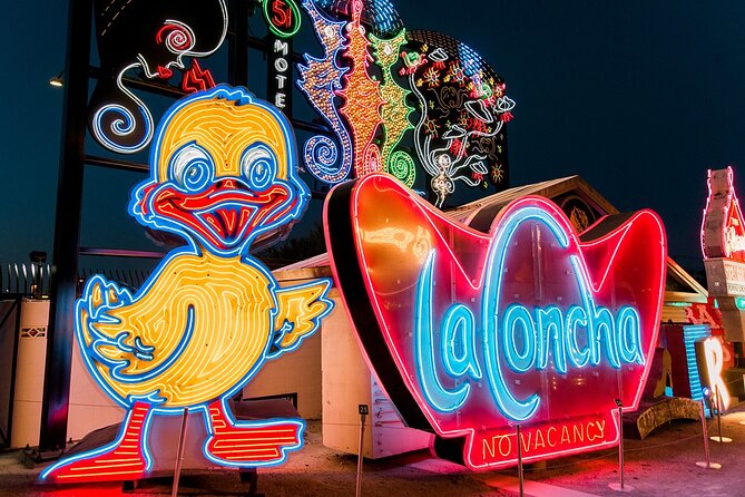 Neon Museum Evening Experience With Vegas Open-Top Bus Tour - Exploring the Neon Museum