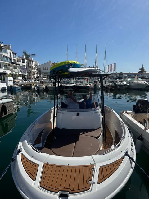 New Boat Trip in Puerto Banús With Friends, Family. Dolphins - Boat Details
