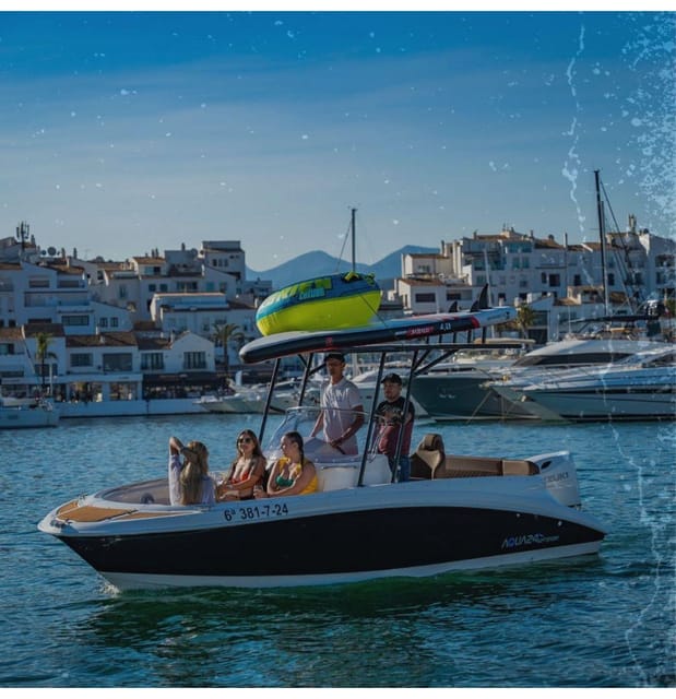 New Boat Trip in Puerto Banús With Friends, Family. Dolphins - Contact Information