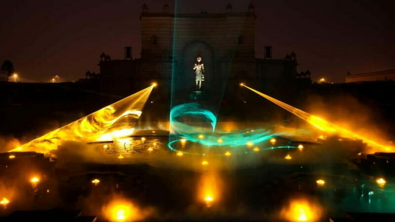 New Delhi: Akshardham Exhibition, Light & Water Show Tour - Key Points