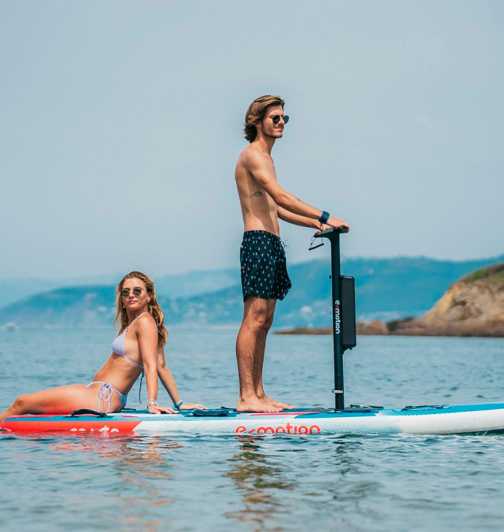 NEW ELECTRIC PADDLE SURF IN SANTA PONSA - Suitability and Languages