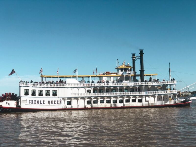 New Orleans: Creole Queen History Cruise With Optional Lunch - Cruise Experience and Itinerary