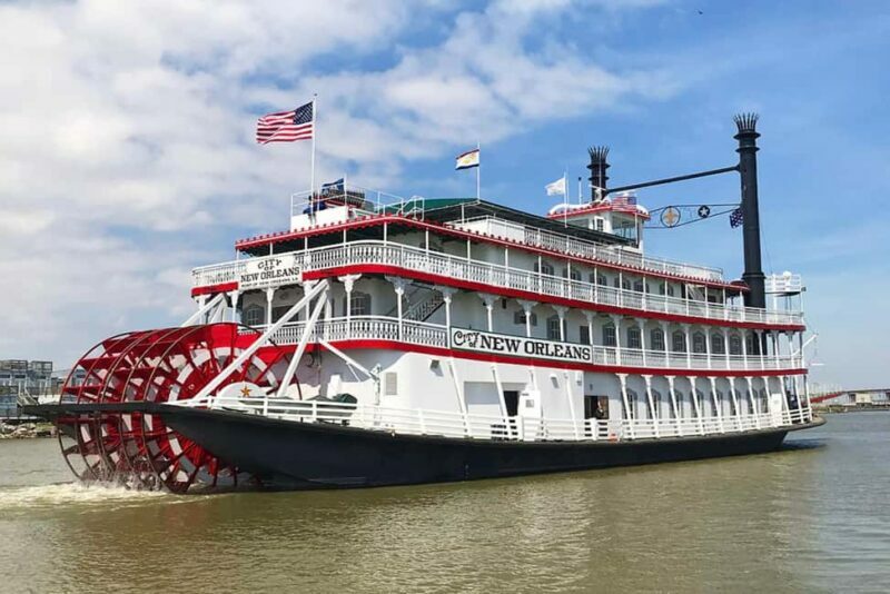 New Orleans: Daytime Steamboat Jazz Cruise + Optional Lunch - Key Points