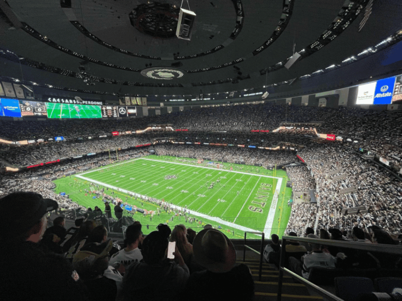 New Orleans: New Orleans Saints Football Game Ticket - Cheering for the Saints