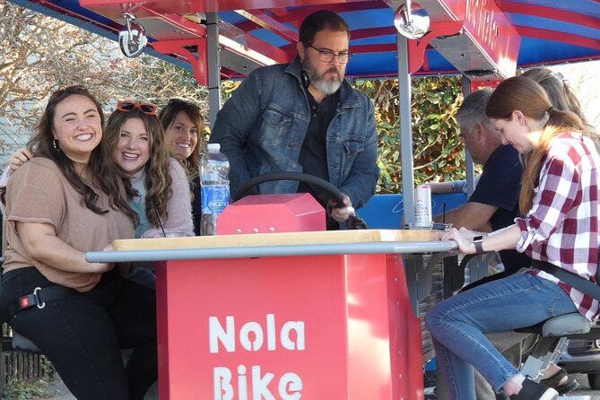 New Orleans Party Bike Bar Tour: Murals, History and Bar Hop - Meeting Point and Pickup