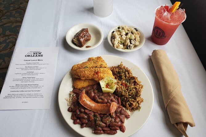 New Orleans Steamboat Natchez Jazz Cruise - Captivating Creole-Inspired Lunch Menu