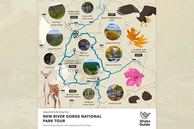New River Gorge National Park Audio Tour Guide - Meeting Points and Availability