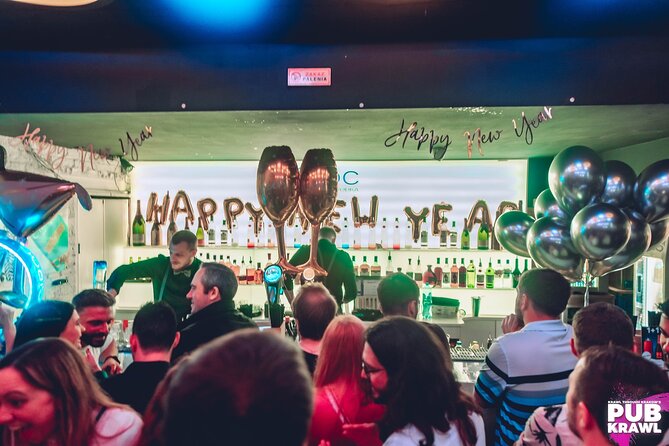 New Years Eve Crawl With 2 Hours Free Alcohol + Buffet - Krawl Through Krakow - Key Points