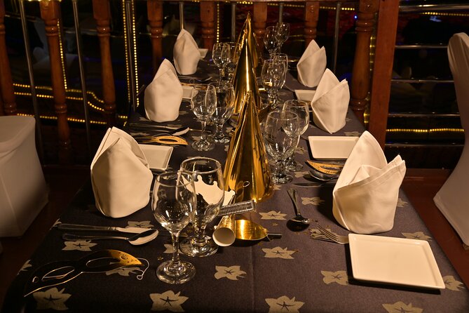 New Years Eve Marina Dinner Dhow Cruise With Unlimited Alcohol - Luxurious International Buffet Dinner