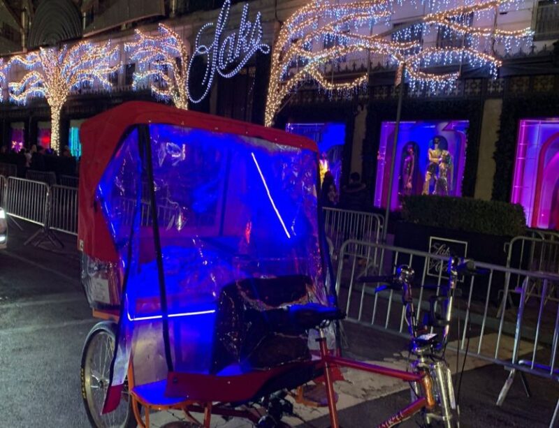 New York City: Guided Christmas Lights Private Pedicab Tour - Tour Experience
