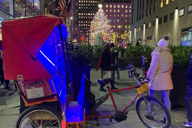 New York City: Guided Magical Christmas Lights Tour on a Pedicab - Flexible Tour Schedule Options