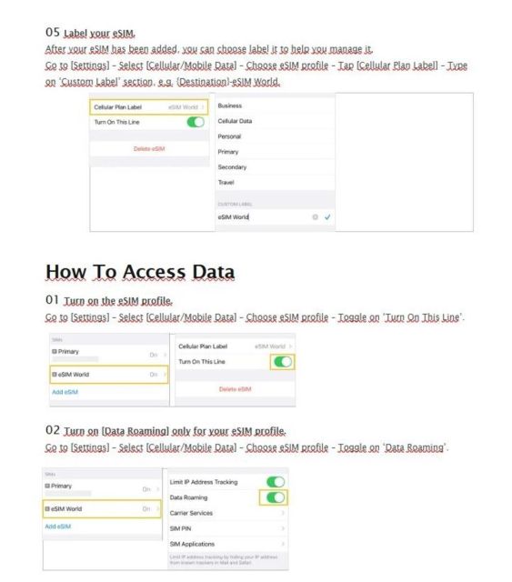 New Zealand Esim - Activation and Setup Process
