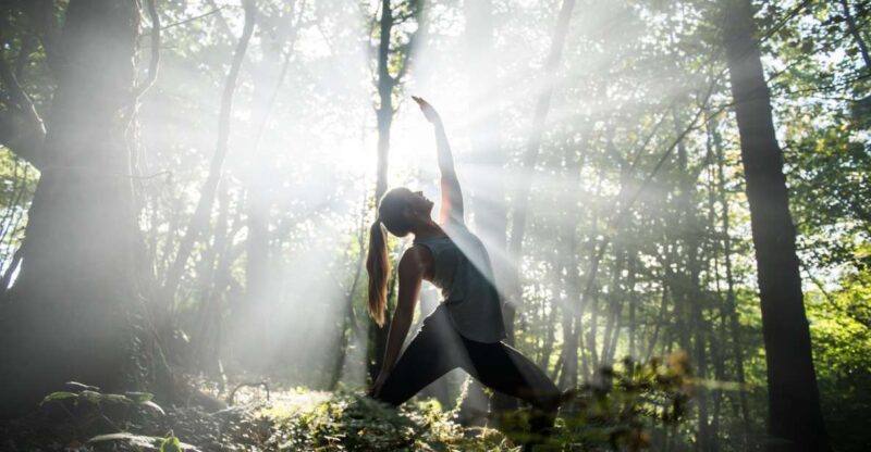 Newquay: Surf, Yoga & Woodland Wild Camp - Restorative Yoga Sessions