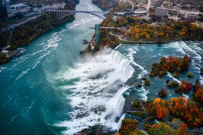NF USA - Luxury Helicopter Tour With Maid of the Mist & Lunch - Air-Conditioned Transportation