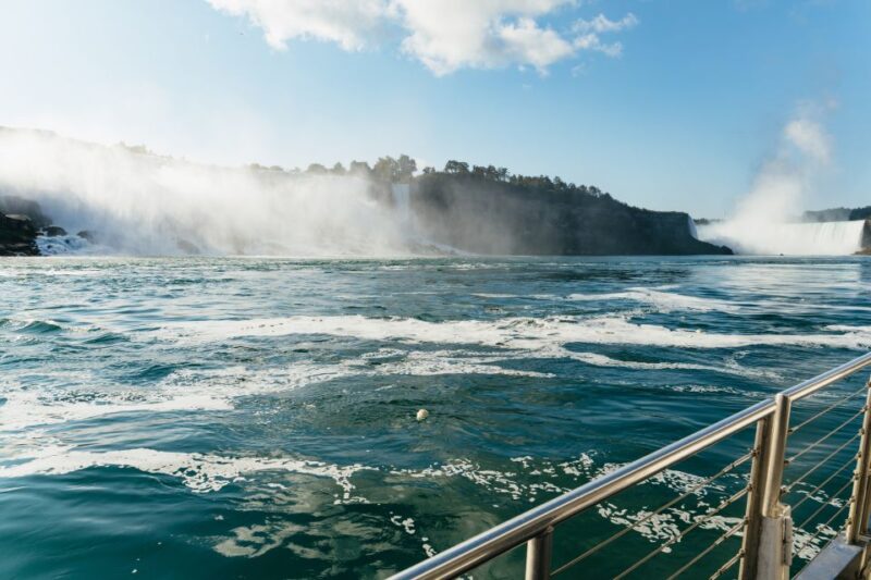 Niagara Falls, Canada: First Boat Cruise & Behind Falls Tour - Itinerary and Highlights