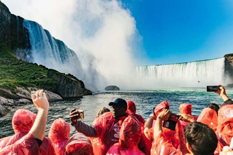 Niagara Falls, Canada: First Boat Cruise & Behind Falls Tour - Inclusions and Accessibility