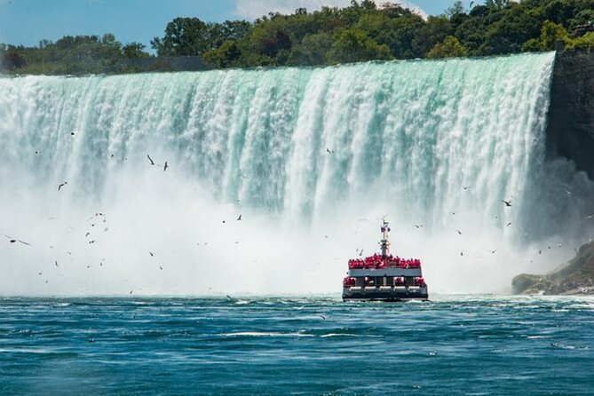 Niagara Falls Day Tour From Toronto W/ Boat, Lunch, Winery Stop - Hornblower Boat Cruise or Journey Behind