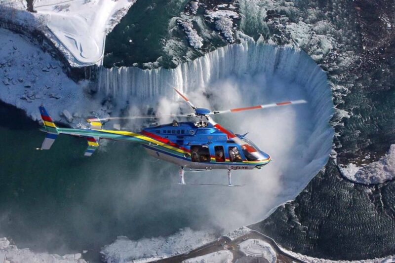 Niagara Falls, On: Helicopter Ride With Boat & Skylon Lunch - Pickup Location and Transportation