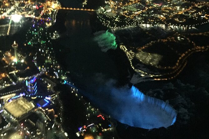 Niagara Helicopters Winter Lights at Night Tour - Breathtaking Winter Landscape Views
