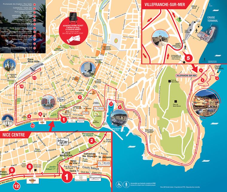 Nice: 1 or 2-Day Hop-On Hop-Off Bus Tour - Tour Details