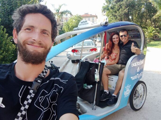 Nice: Private Guided Tour by Electric Bike Taxi - Private Group Experience