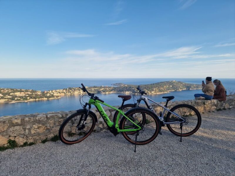 Nice: Villefranche Guided Electric Bike Tour - French Breakfast Option