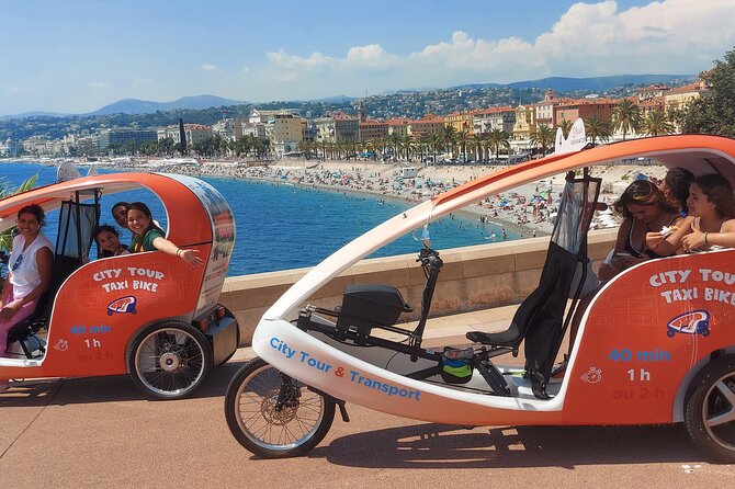 Nice: Visit of Nice by Electrically Assisted Bike Taxi 1 Hour. - Logistics