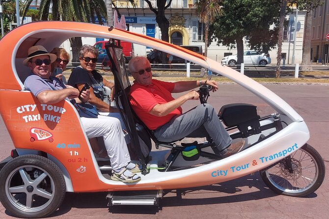 Nice: Visit of Nice by Electrically Assisted Bike Taxi 1 Hour. - Highlights Sights