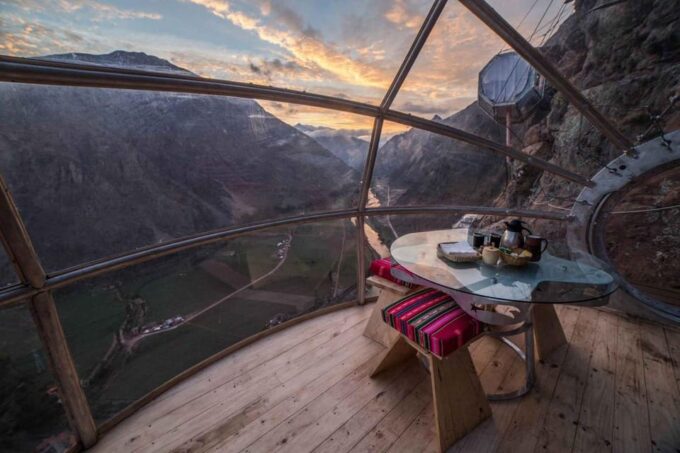 | Night at Skylodge + via Ferrata and Zipline Sacred Valley - Dining and Meals
