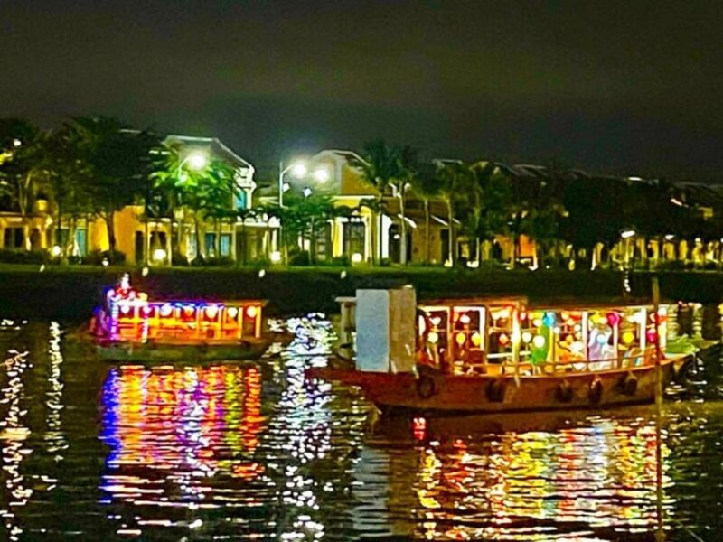 Night Cruise With Releasing Lanterns,Moonlight Bridge/Hoi an - Key Points