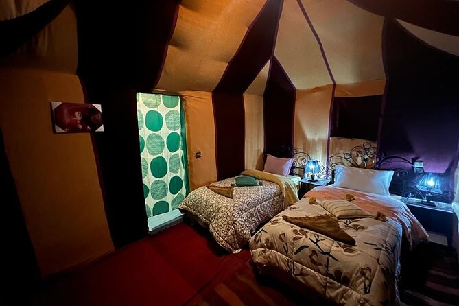 Night in Erg Chebbi Desert Departing From Erfoud, Camel Trekking - Accommodation and Amenities
