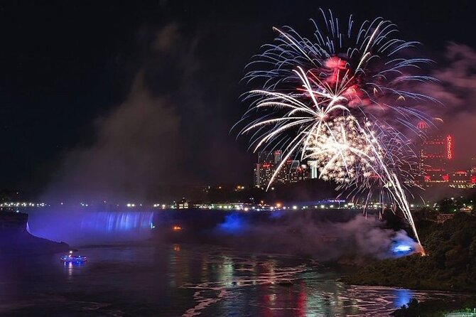 Night on Niagara Small Group Tour W/Fireworks Boat Cruise +Dinner - Customizable and Personalized Experience