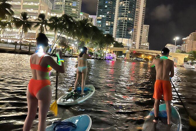 Night on Paddleboard Under the Lights Experience in Fort Lauderdale - Included Gear and Amenities
