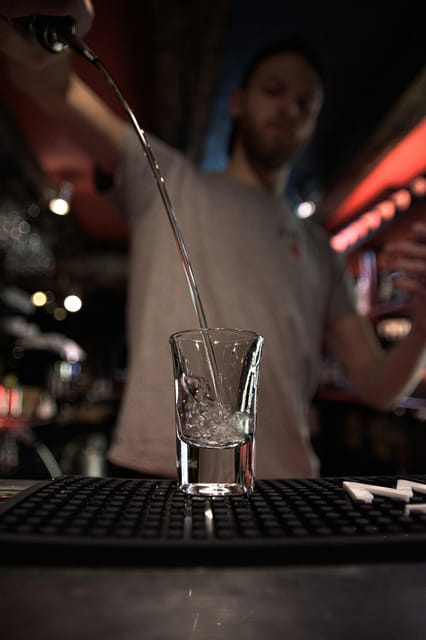 Nightclub Entry at Gdansk Bunkier With a Welcome Shot - Atmosphere and Music