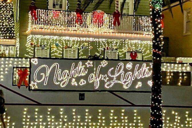 Nights of Lights Private Electric Golfcart Tour up to 7 People - Key Points