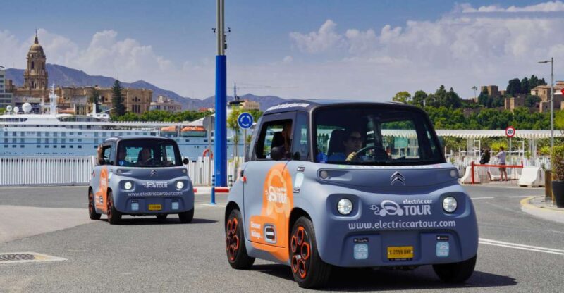 Nigth Tour in Malaga by Electriccar.Enjoy the Sunset - Highlights of the Night Tour