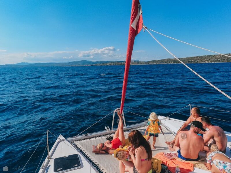 Nikiti: Private Catamaran Day Cruise With Open Bar - Relaxation at Agios Georgios