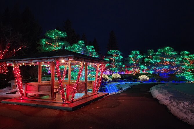 Nikka Yuko Japanese Garden Winter Light Festival - Tour Group Size Limitations
