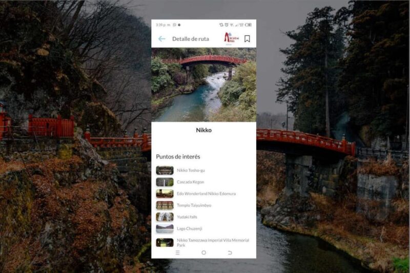 Nikko Self-Guided Tour App With Multi-Language Audioguide - Tour Details