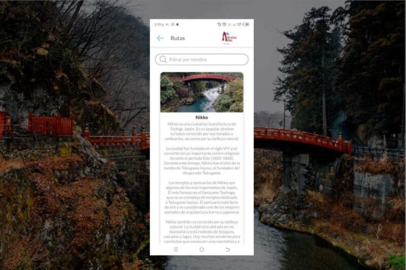 Nikko Self-Guided Tour App With Multi-Language Audioguide - Tour Highlights