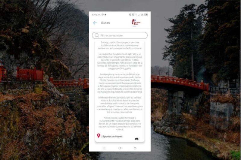 Nikko Self-Guided Tour App With Multi-Language Audioguide - Accessibility Features