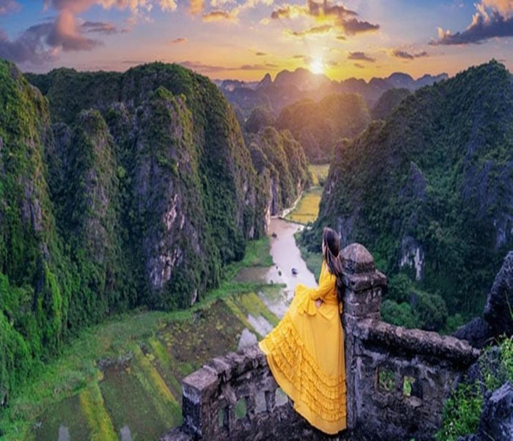 Ninh Binh Tour Tam Coc Mua Cave Hoa Lu Small Group, Buffet - Tam Coc Boat Cruise