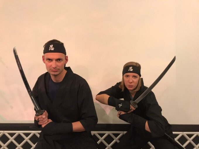 Ninja Experience in Takayama - Special Course - Ninja Weapon Training